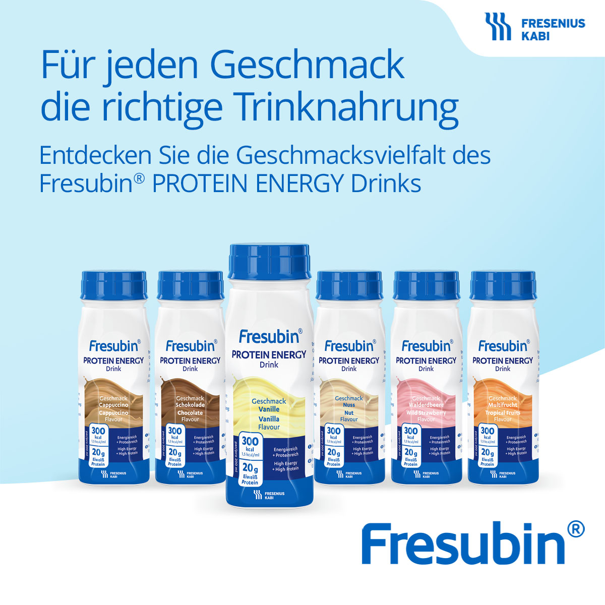 FRESUBIN PROTEIN Energy DRINK Mischkarton Trinkflasche Trinknahrung