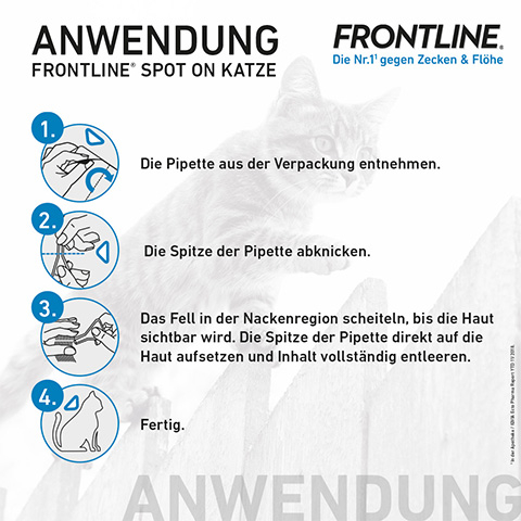 FRONTLINE Spot on K Lösung f.Katzen