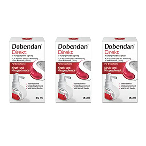 DOBENDAN Direkt Flurbiprofen Spray 8,75mg/Dos.Mund (3x 15ml)
