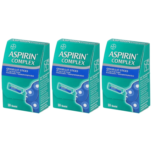 ASPIRIN Complex Granulat-Sticks 500 mg/30 mg Gran. (3x 10St)