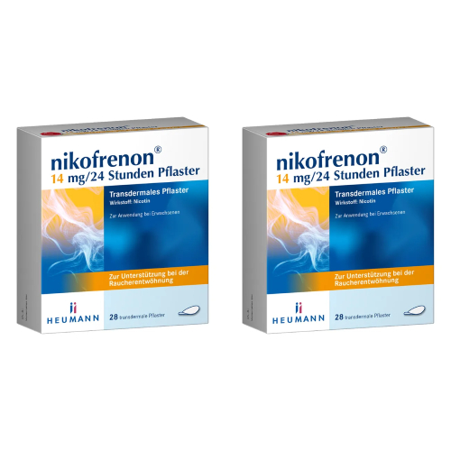 NIKOFRENON 14 mg/24 Stunden Pflaster transdermal (2x28 St)