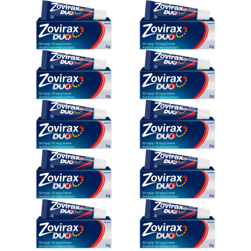 ZOVIRAX Duo 50 mg/g / 10 mg/g Creme (10x2g)