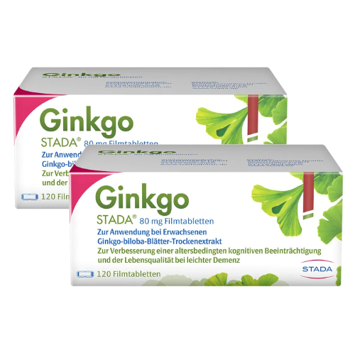 GINKGO STADA 80 mg Filmtabletten Doppelpackung (2x120St)