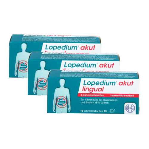 LOPEDIUM akut lingual 2 mg Schmelztabletten (3x10St)