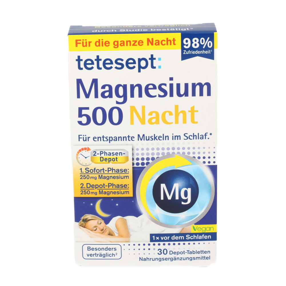 TETESEPT Magnesium 500 Nacht Tabletten