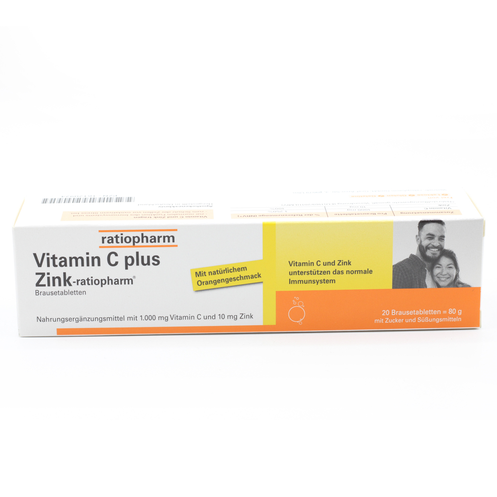 VITAMIN C PLUS Zink-ratiopharm Brausetabletten