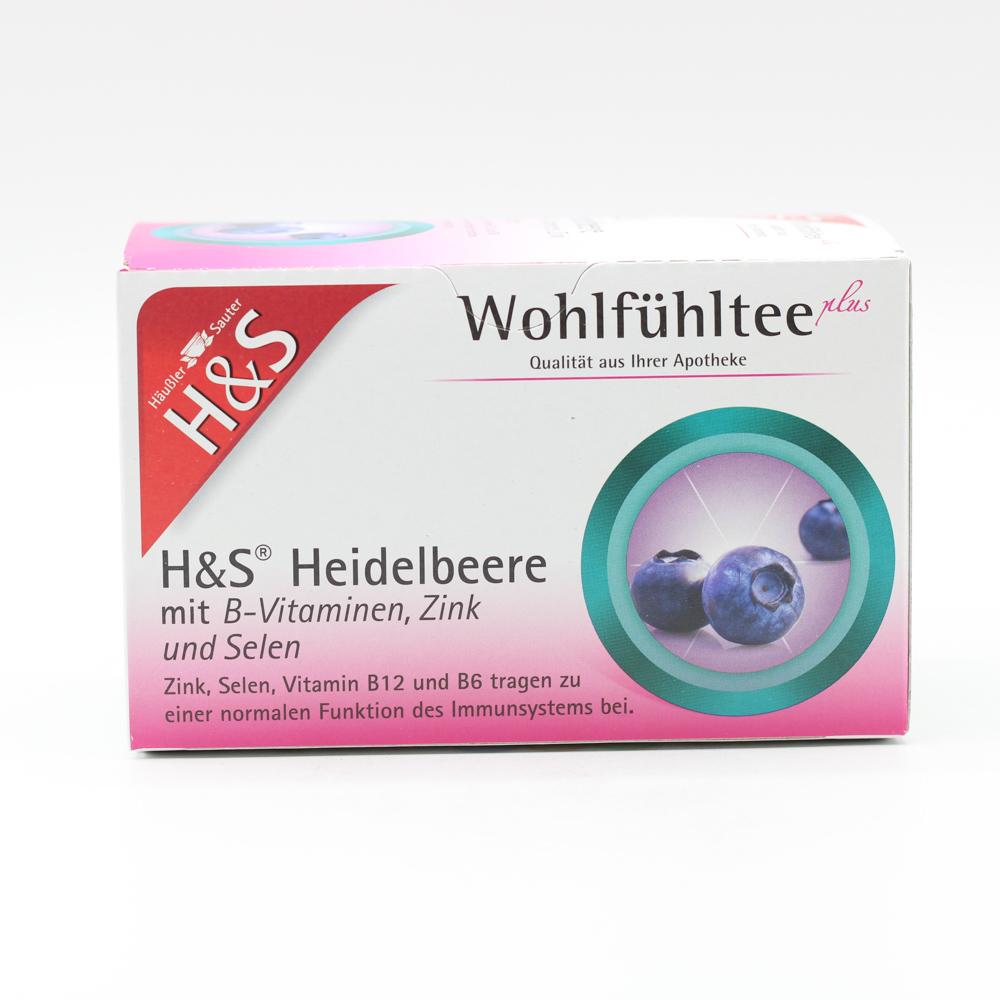 H&S Heidelbeere m.B-Vitaminen Zink und Selen Fbtl.