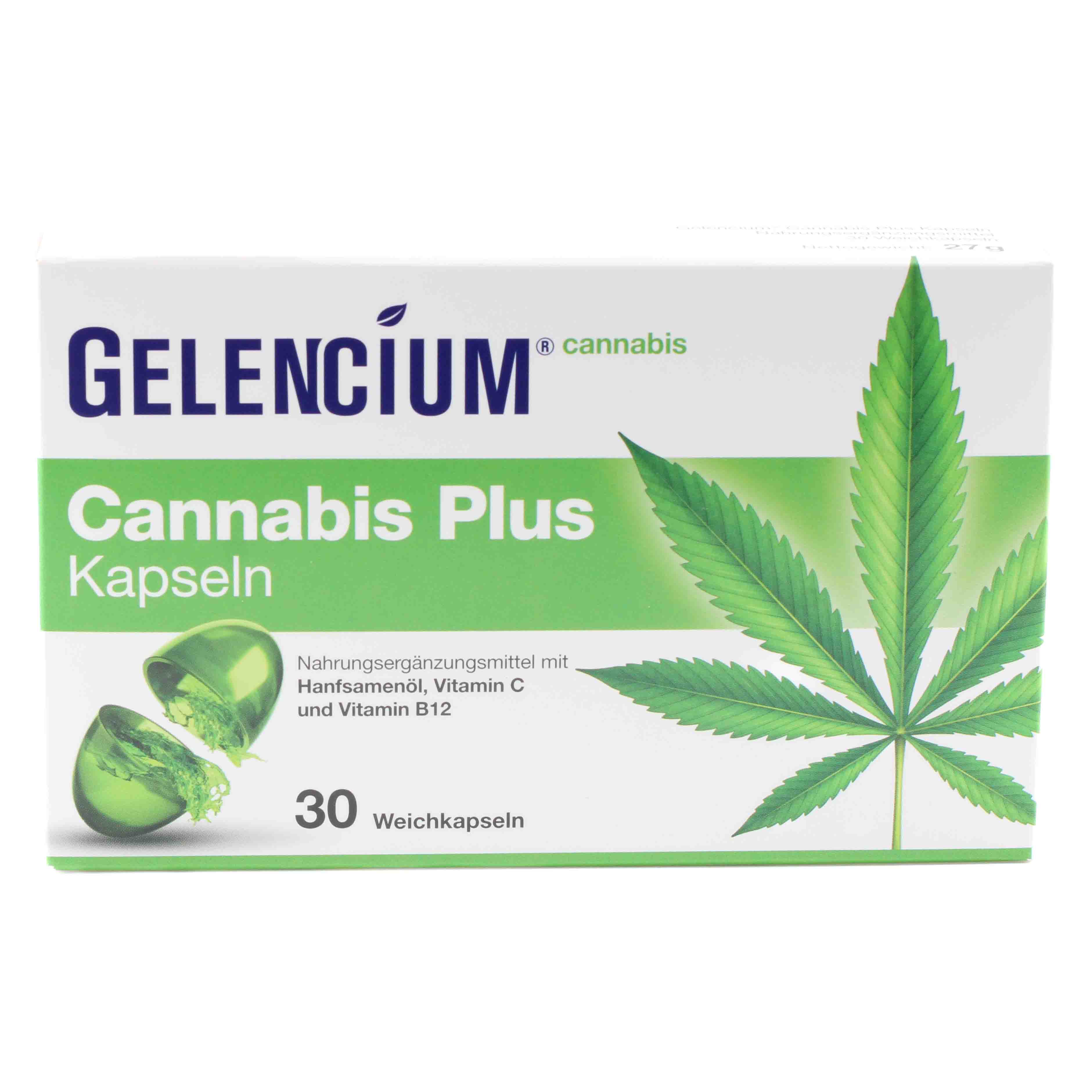 GELENCIUM Cannabis Plus Kapseln mit Vitamin B12