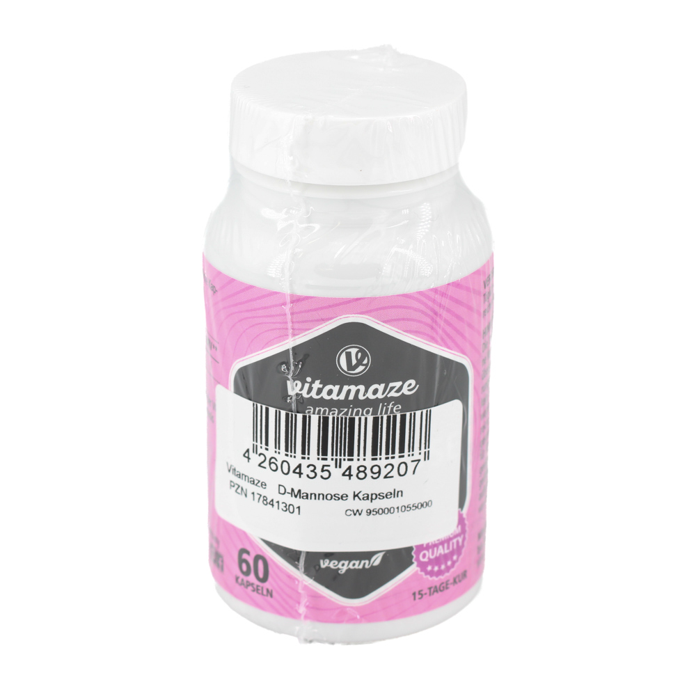 D-MANNOSE HOCHDOSIERT vegan Kapseln