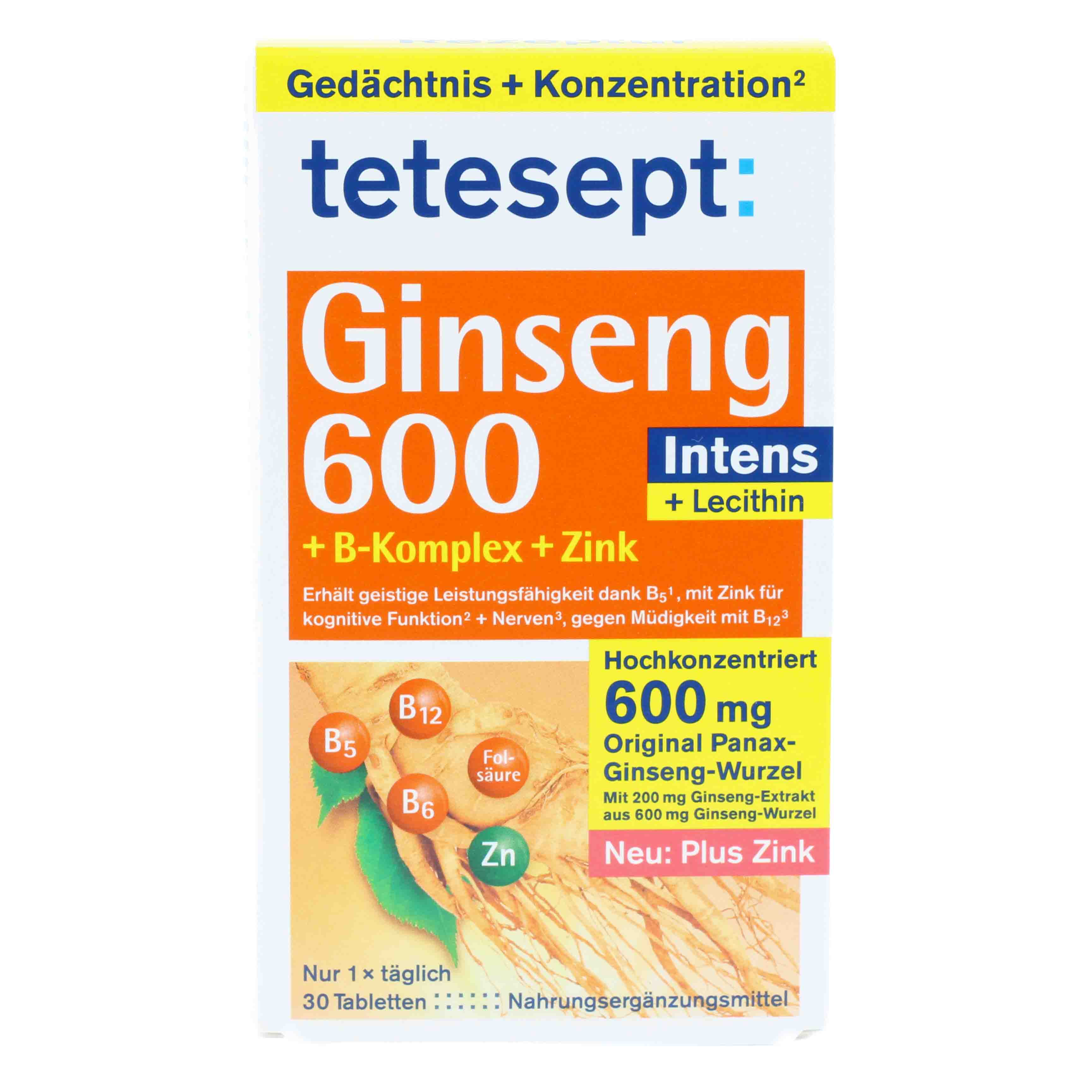 TETESEPT Ginseng 600 Filmtabletten