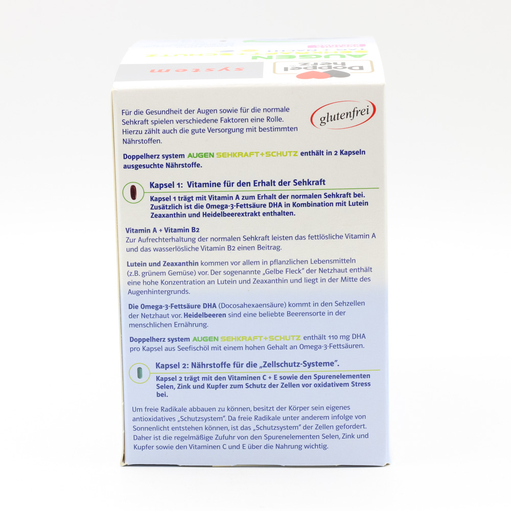 DOPPELHERZ Augen Sehkraft+Schutz system Kapseln