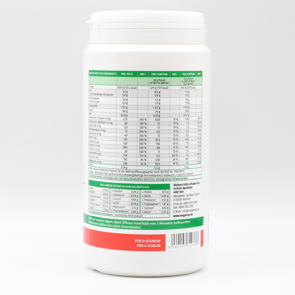 EIWEISS 100 Vanille Megamax Pulver