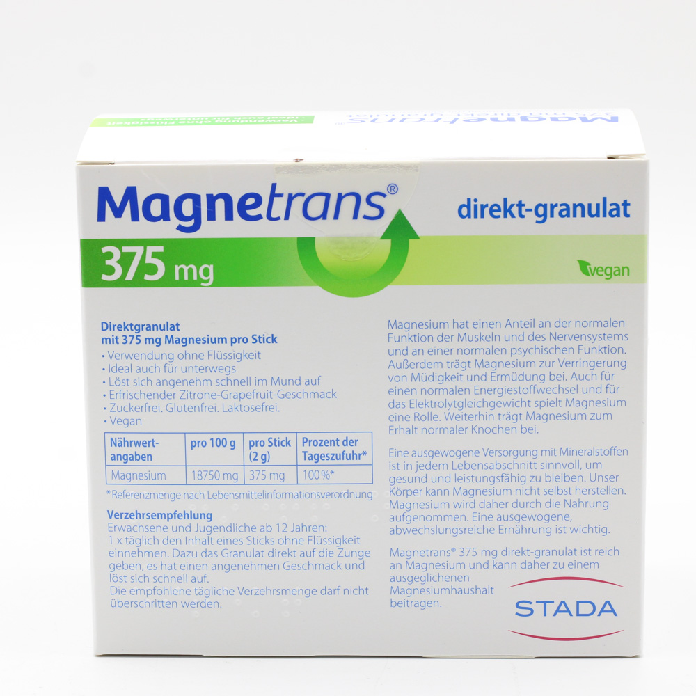 MAGNETRANS direkt 375 mg Granulat Doppelpackung (2x50 St)