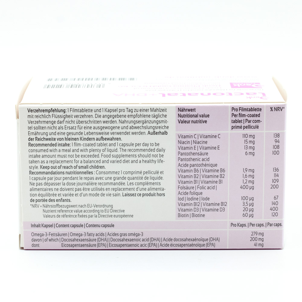 LACTONATAL+DHA Denk 30 Filmtabl.+30 Kapseln