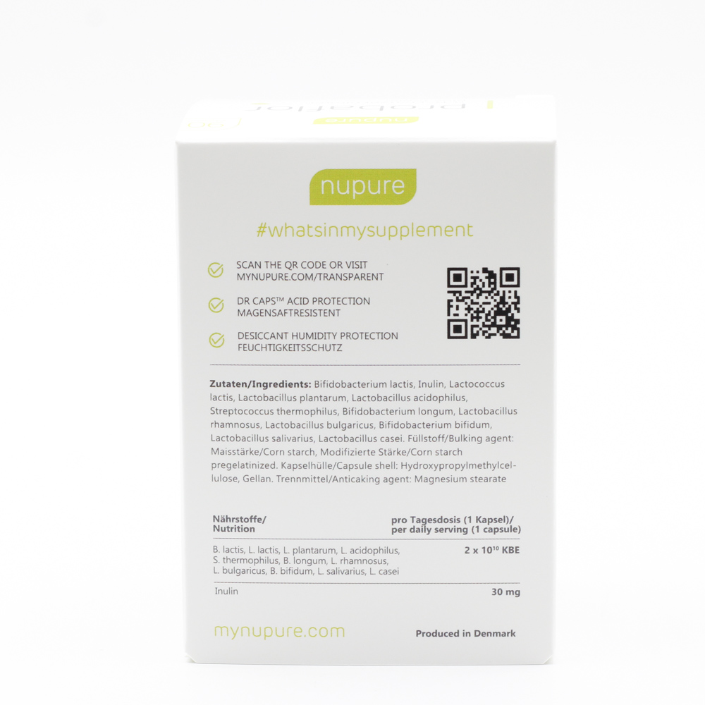 NUPURE probaflor Mikrobiotika magensaftres.Kapseln