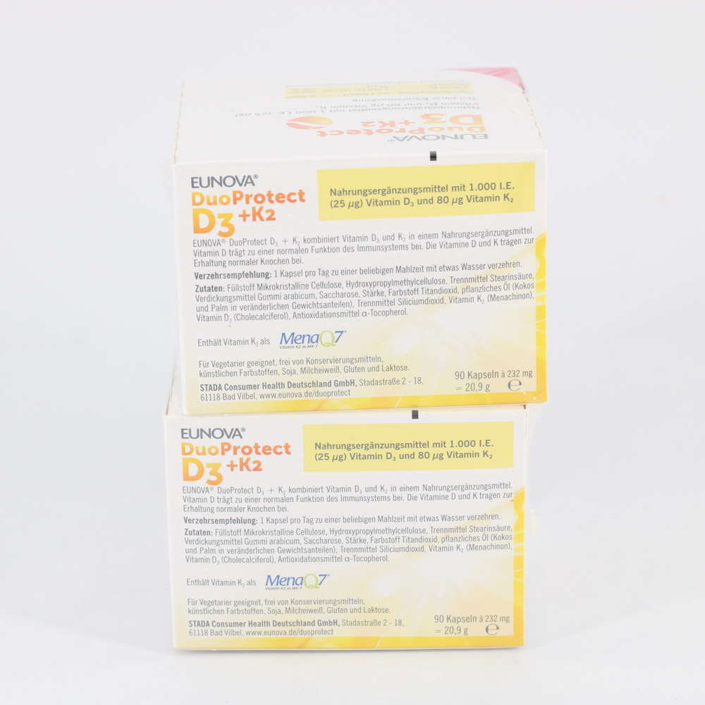 EUNOVA DuoProtect D3+K2 1000 I.E./80 μg Kaps.Kombi