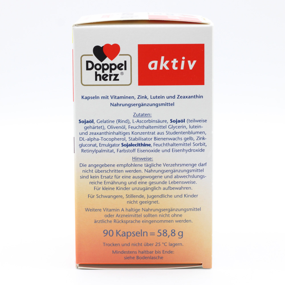 DOPPELHERZ Augen Vital Sehkraft aktiv Kapseln