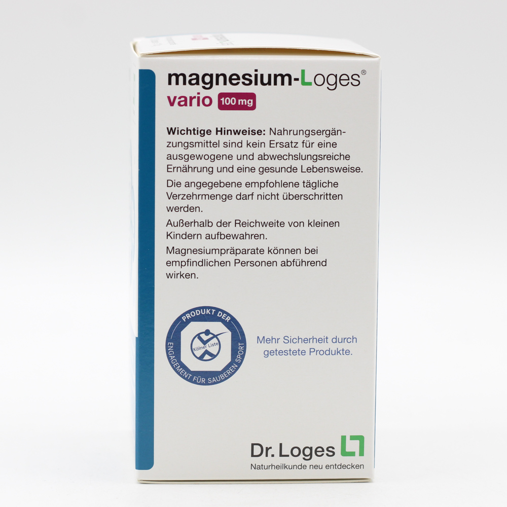 MAGNESIUM-LOGES vario 100 mg Kapseln