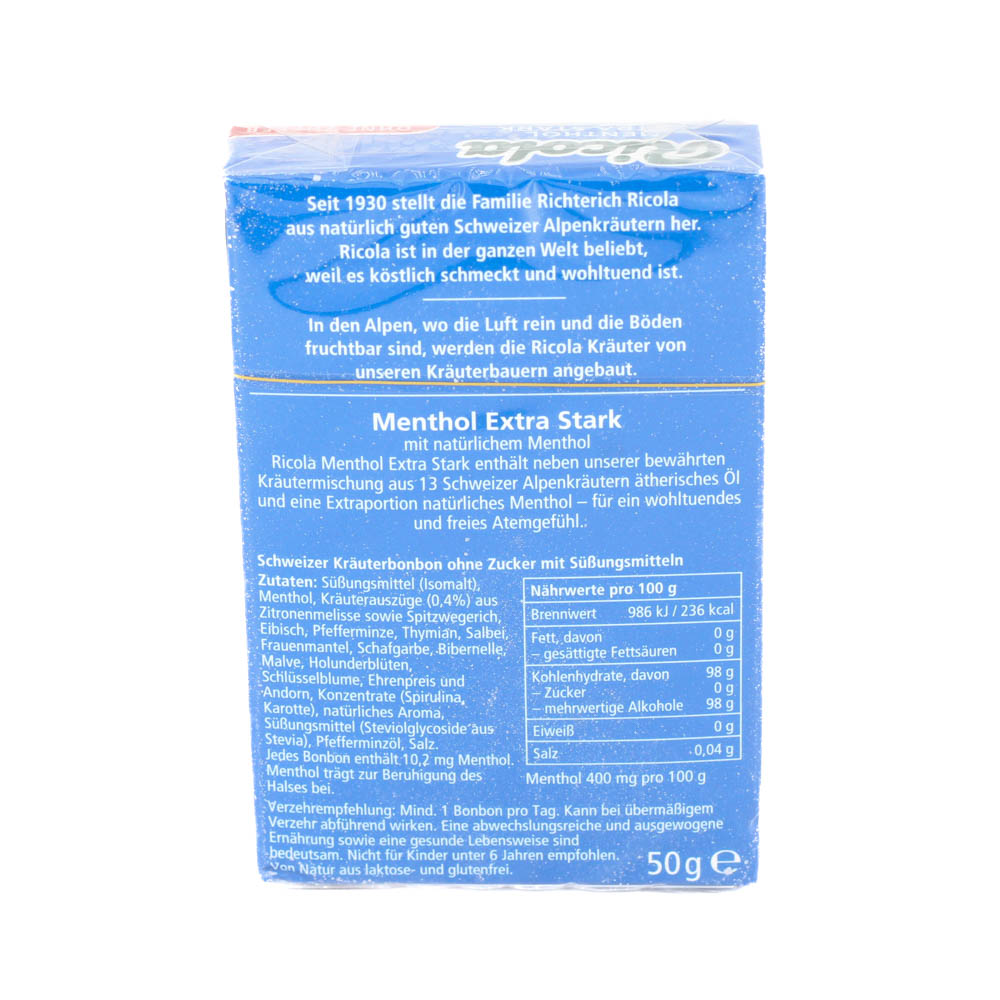RICOLA o.Z.Box Menthol extra stark Bonbons