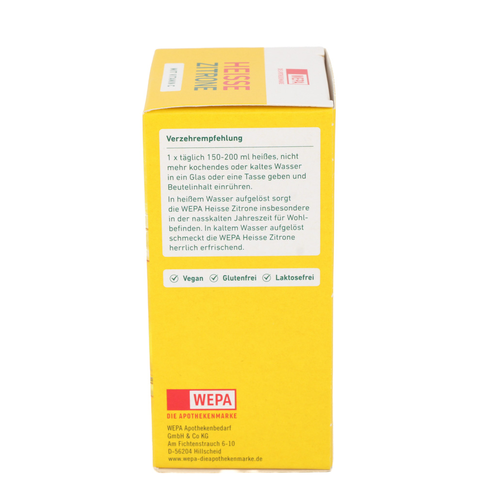 WEPA heiße Zitrone+Vitamin C Pulver