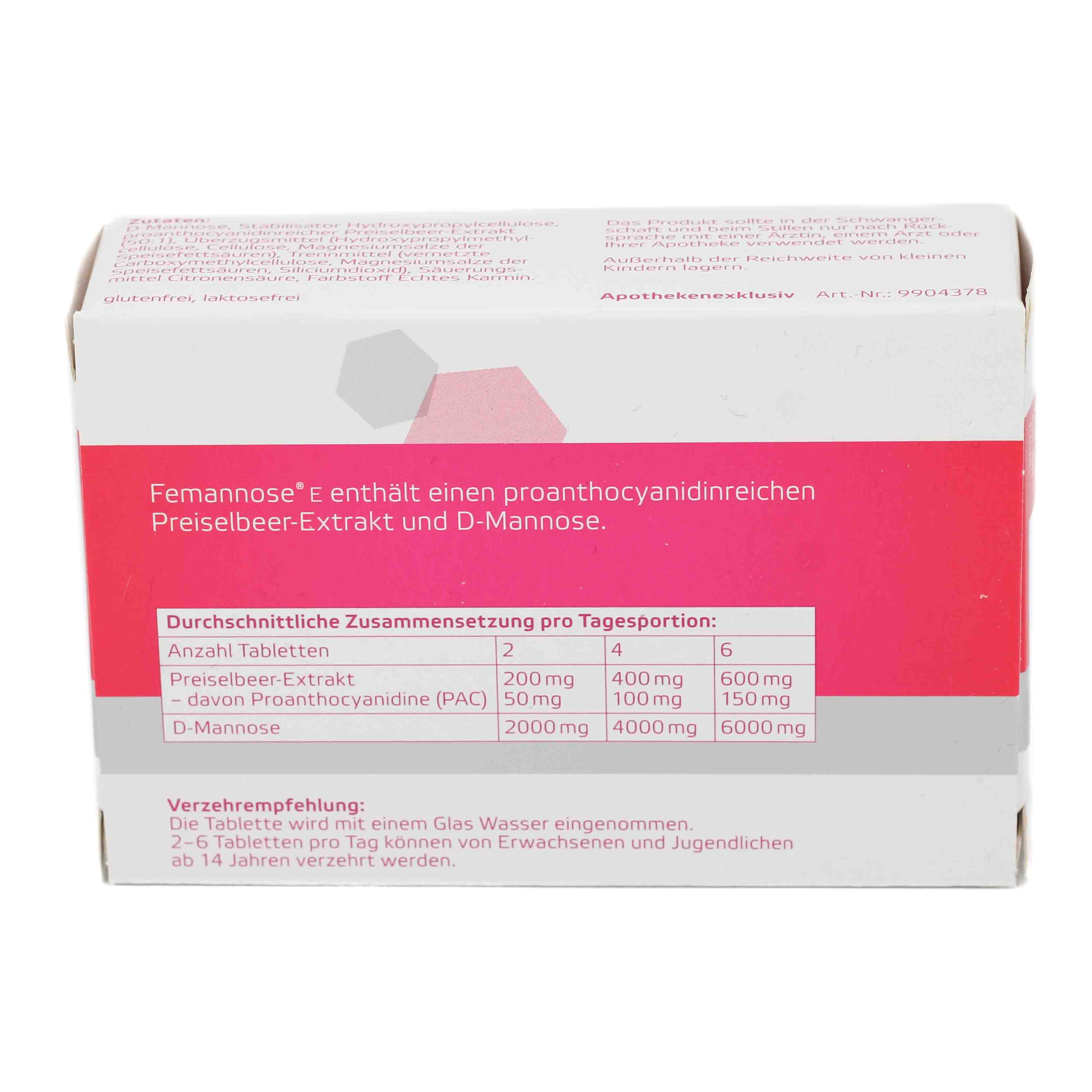 FEMANNOSE E Tabletten