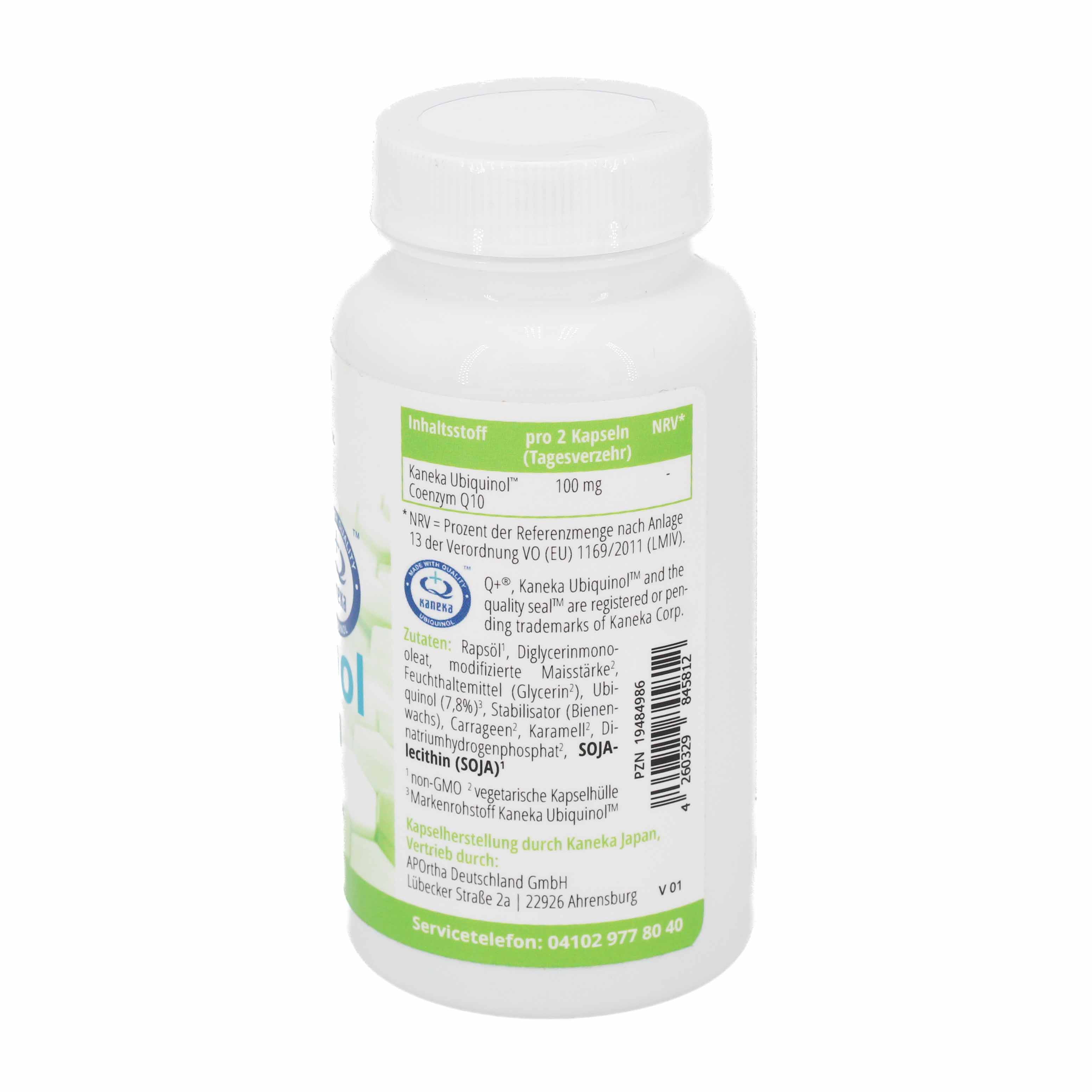 KANEKA Ubiquinol 50 mg Coenzym Q10 vegetarisch Kps