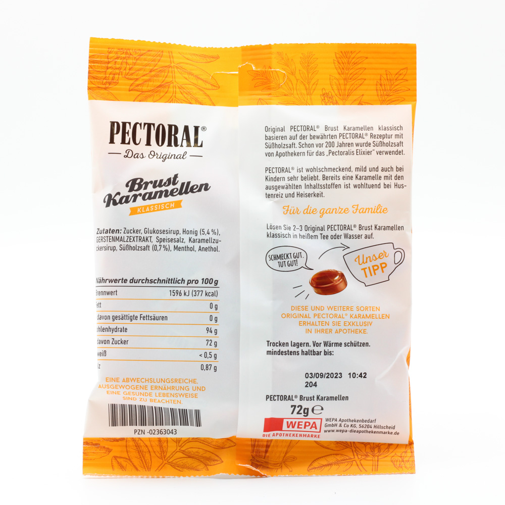 PECTORAL Brustkaramellen Btl. (3x75 g)