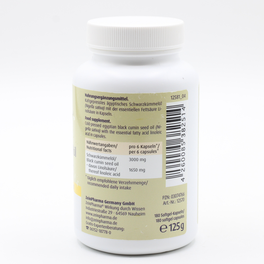ÄGYPTISCHES Schwarzkümmelöl Kapseln 500 mg