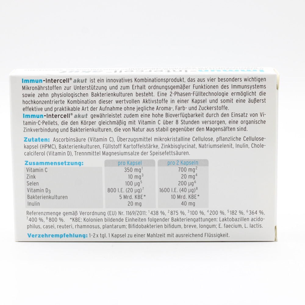 IMMUN-INTERCELL akut Hartk.m.veränd.Wst.-Frs.
