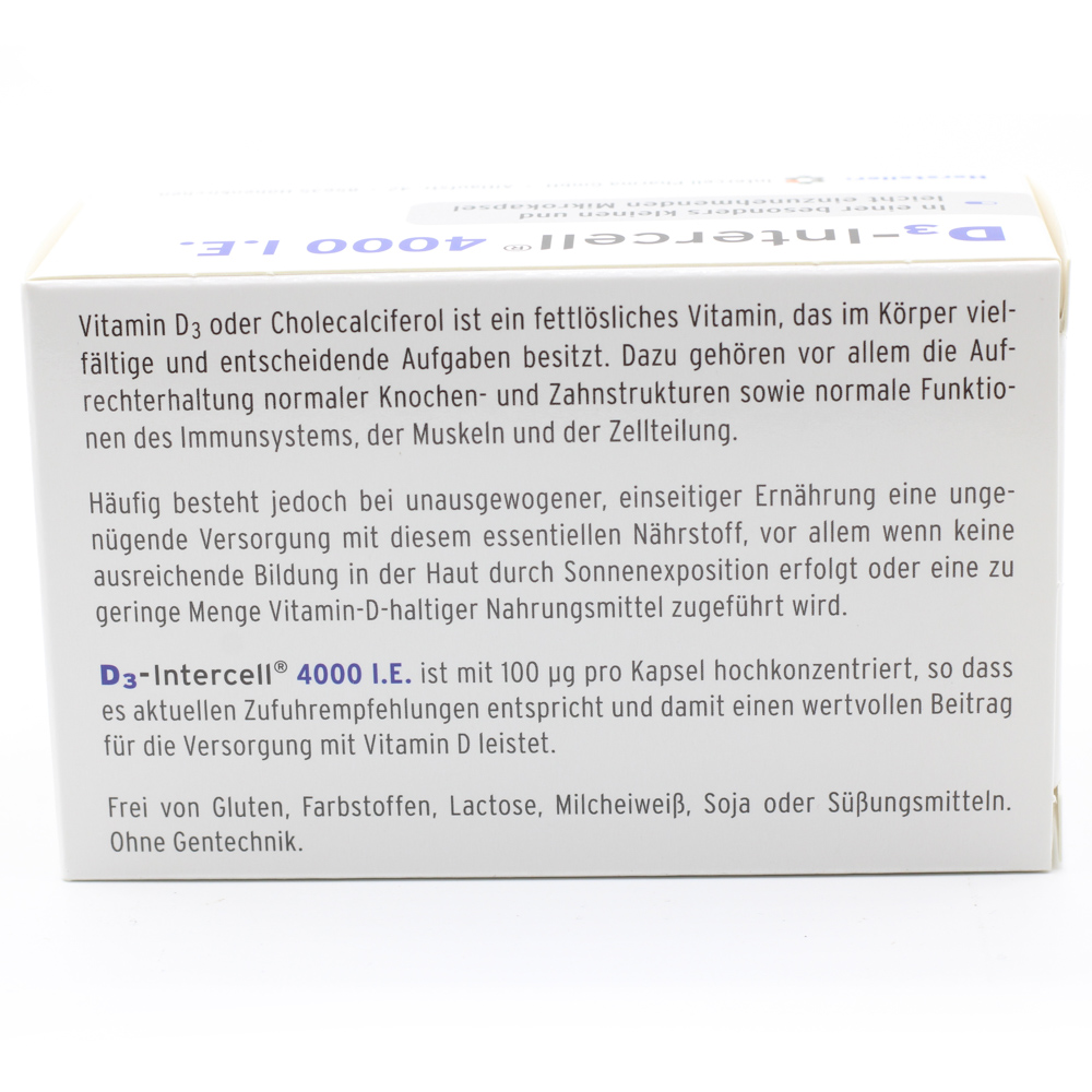 D3-INTERCELL 4.000 I.E. Kapseln