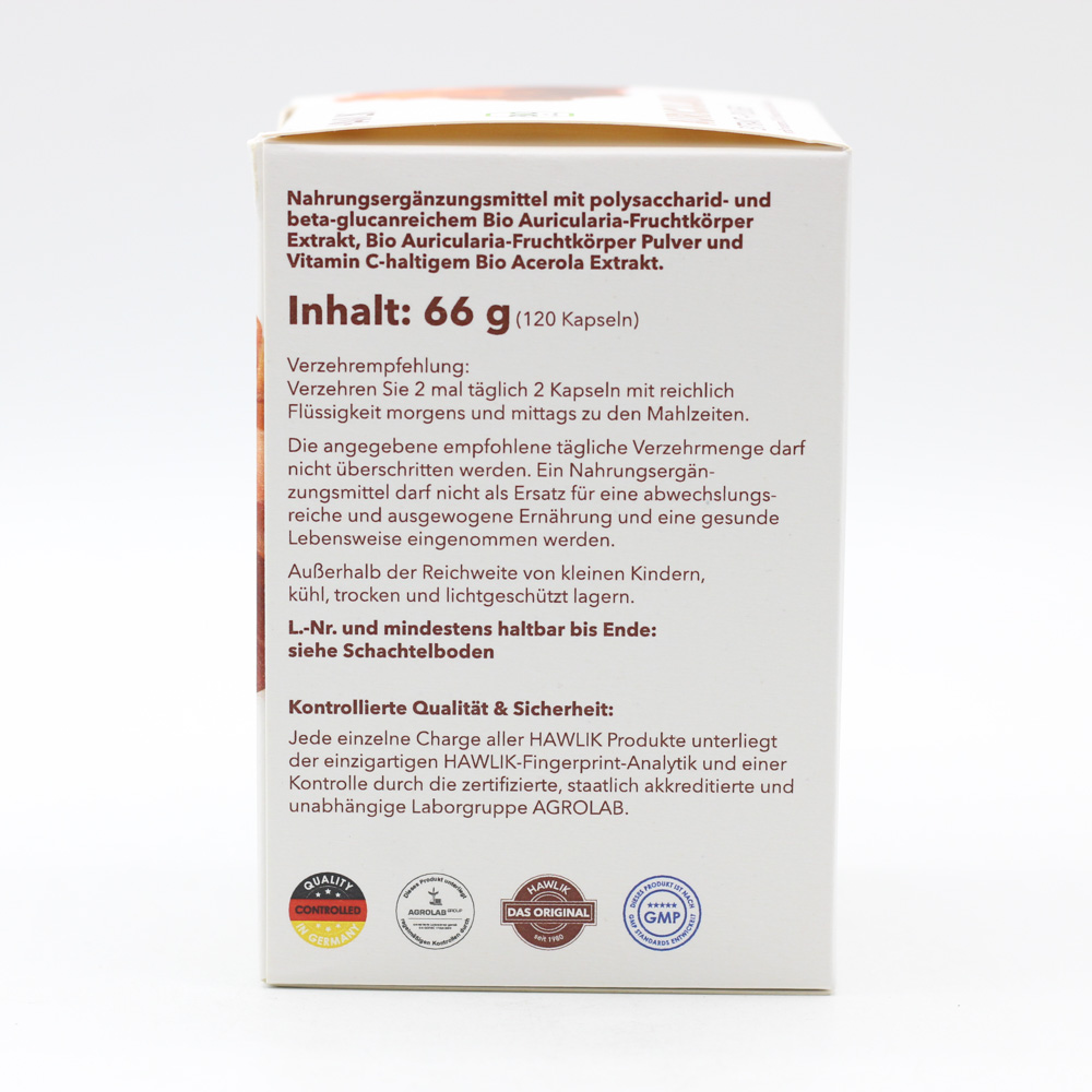 BIO AURICULARIA Extrakt+Pulver Kapseln