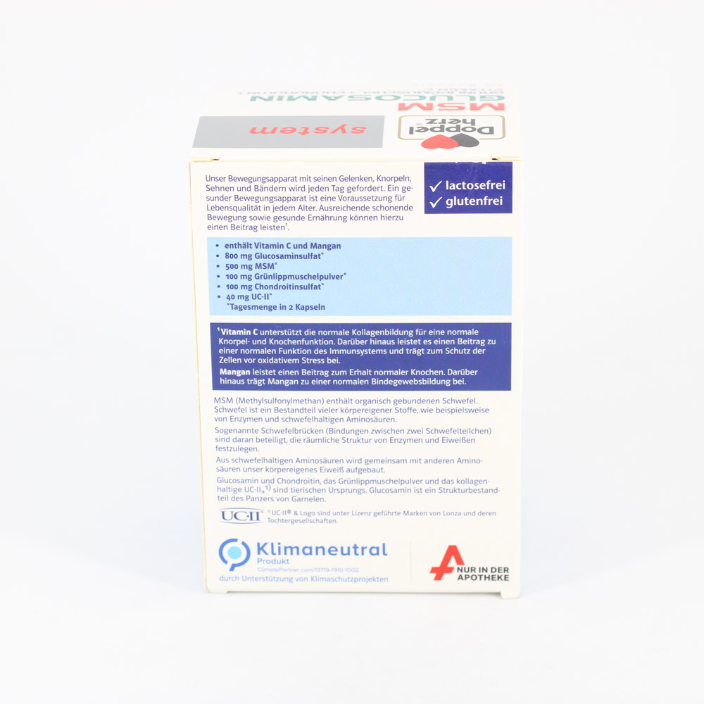 DOPPELHERZ MSM Glucosamin system Kapseln