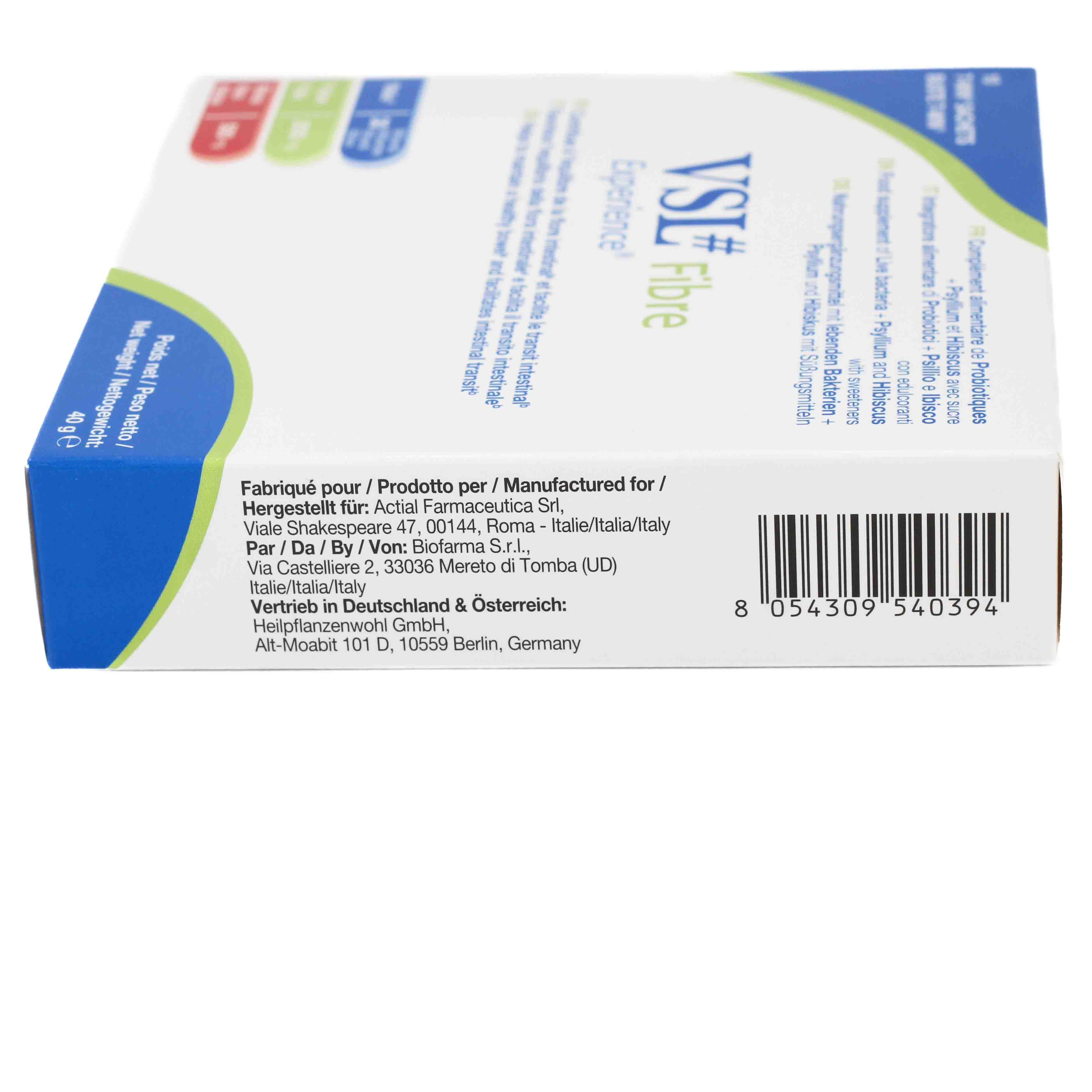 VSL Fibre hochdos.Bakterien m.Psyllium+Hibiskus