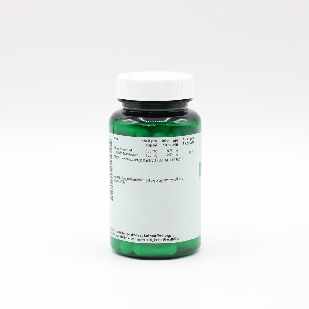 MAGNESIUMCITRAT 130 mg Magnesium Kapseln