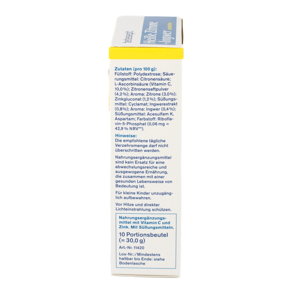 TETESEPT heiße Zitrone mit Ingwer zuckerfr.Pulver