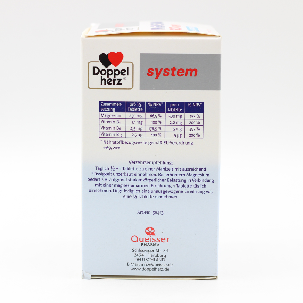 DOPPELHERZ Magnesium 500 Depot system Tabletten