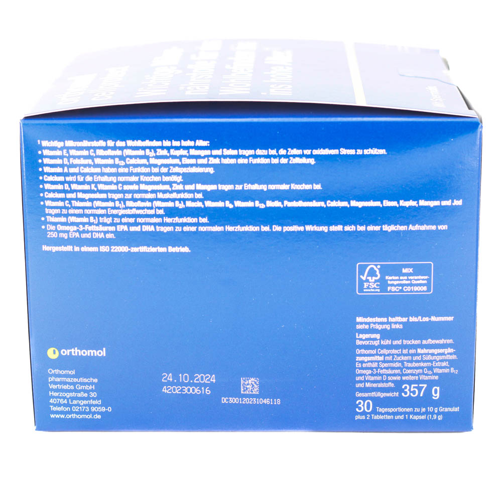ORTHOMOL Cellprotect Granulat/Tabl./Kapseln Kombi.