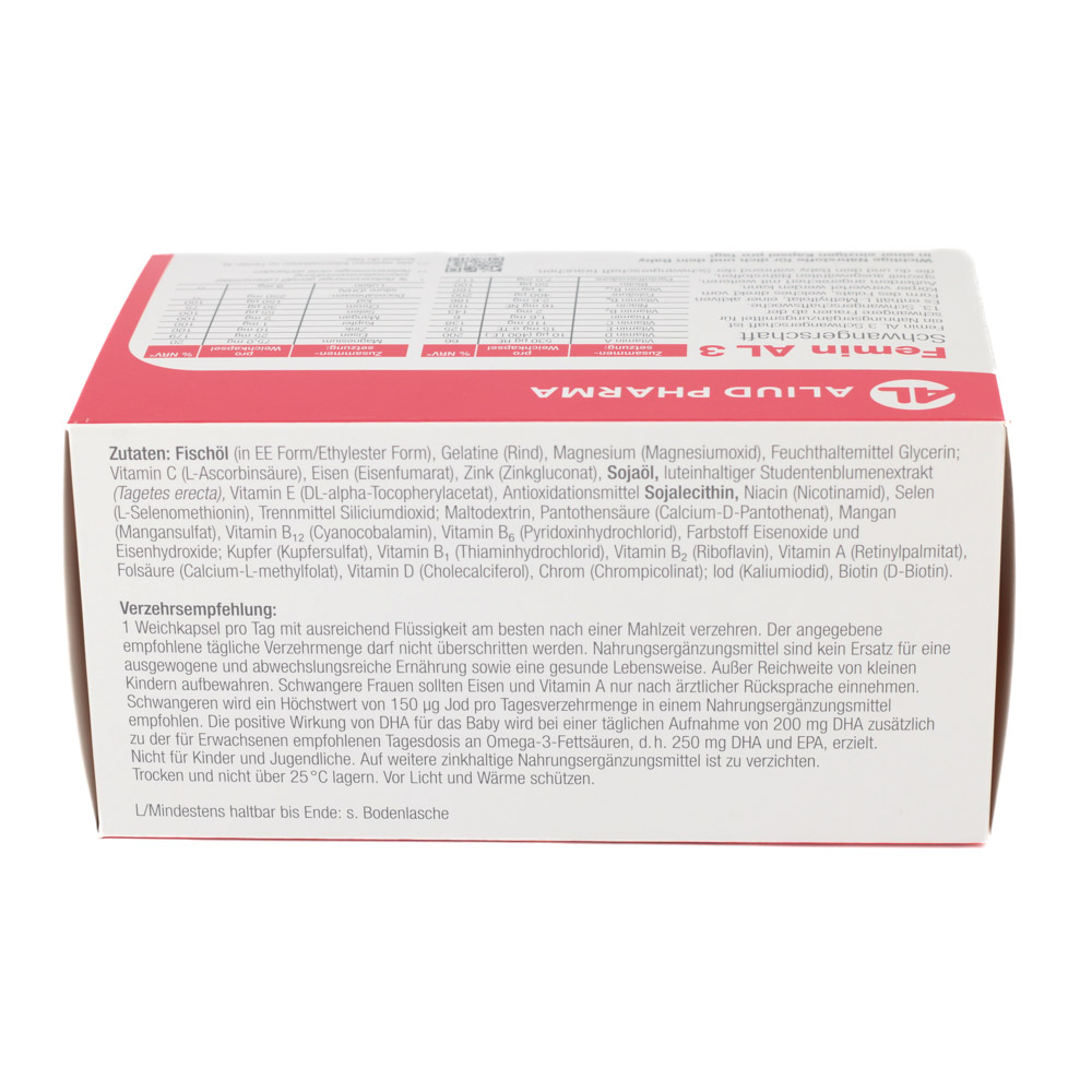 FEMIN AL 3 Schwangerschaft Weichkapseln (2x90 St)