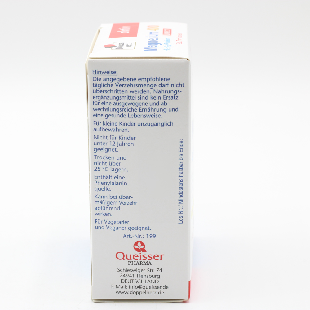 DOPPELHERZ Magnesium+B Vitamine DIRECT Pellets