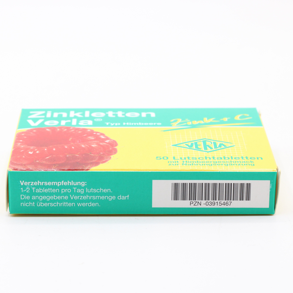 ZINKLETTEN Verla Himbeere Lutschtabletten