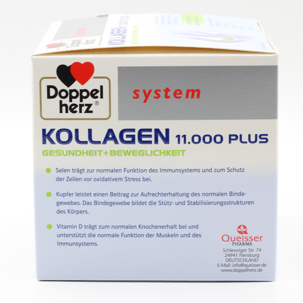 DOPPELHERZ Kollagen 11.000 Plus system Ampullen Doppelpackung (2x750 ml)