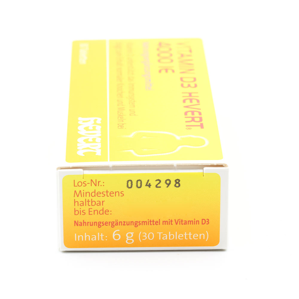 VITAMIN D3 HEVERT 4000 I.E. Tabletten