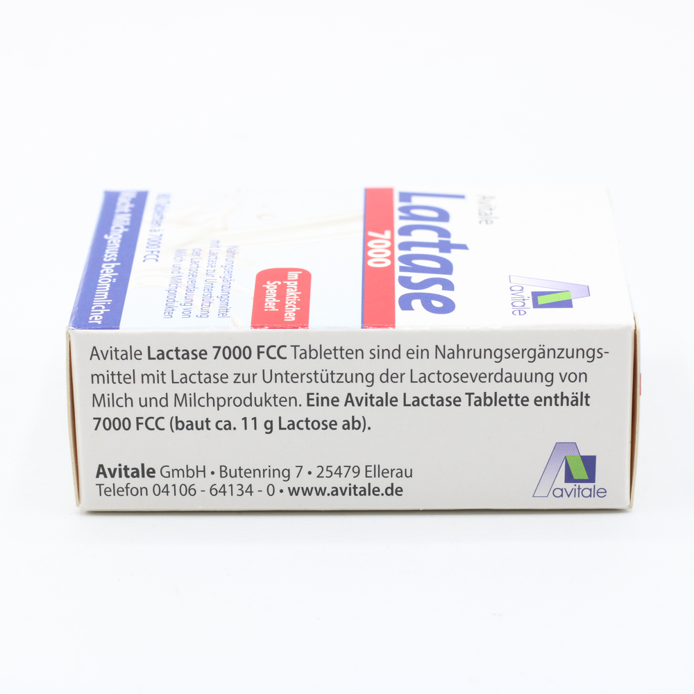 LACTASE 7.000 FCC Tabletten im Spender