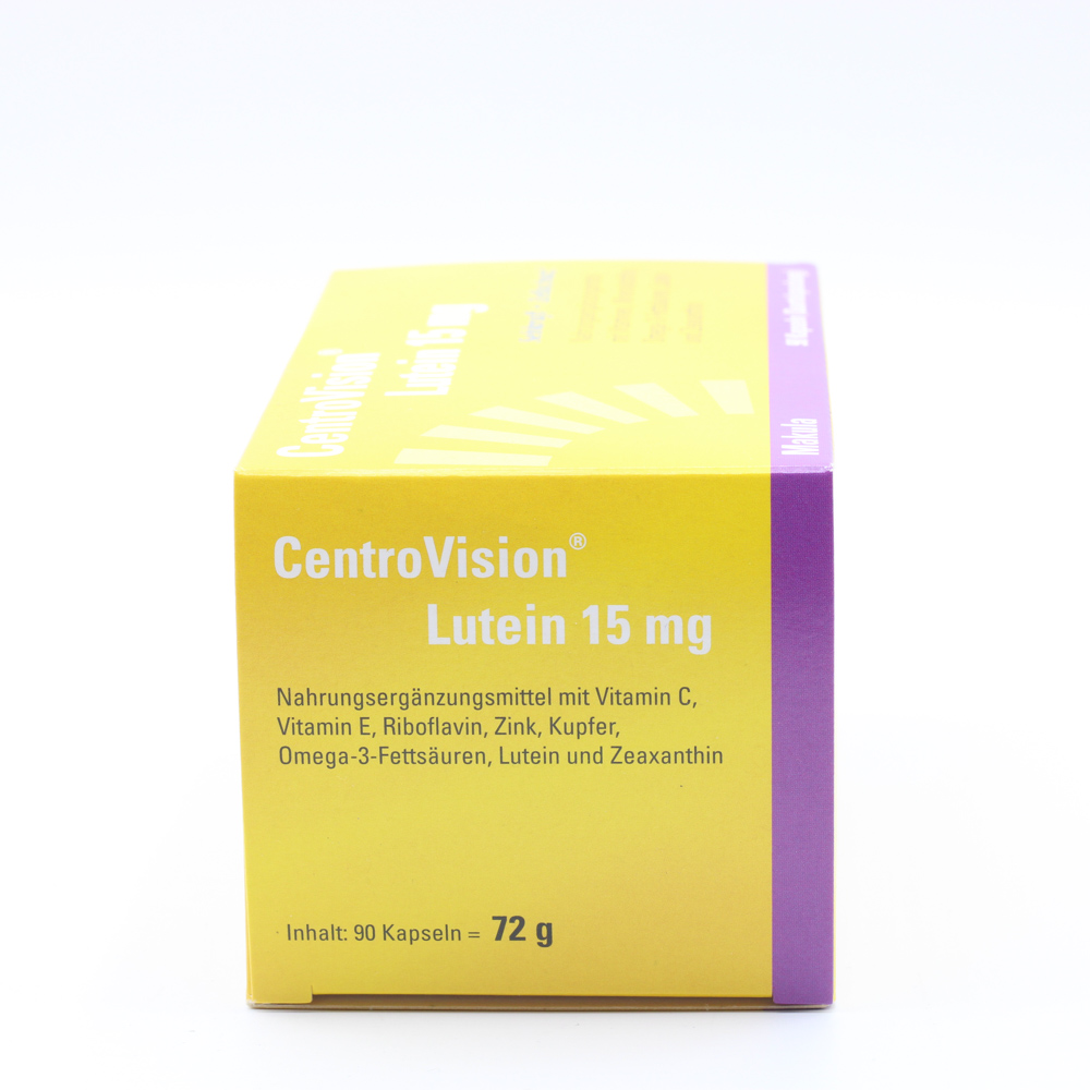 CENTROVISION Lutein 15 mg Kapseln Doppelpackung (2x 90St)