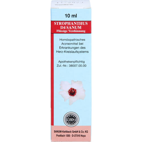 STROPHANTHUS D 4 Sanum flüssige Verdünnung Tropfen