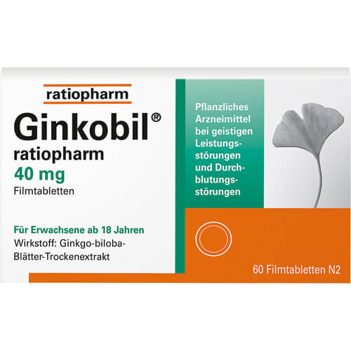 GINKOBIL-ratiopharm 40 mg Filmtabletten