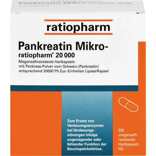 PANKREATIN Mikro-ratio.20.000 magensaftr.Hartkaps.