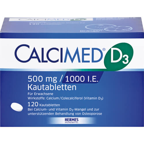 CALCIMED D3 500 mg/1000 I.E. Kautabletten