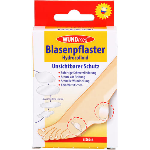 BLASENPFLASTER hydrocolloid 4 Größen transparent