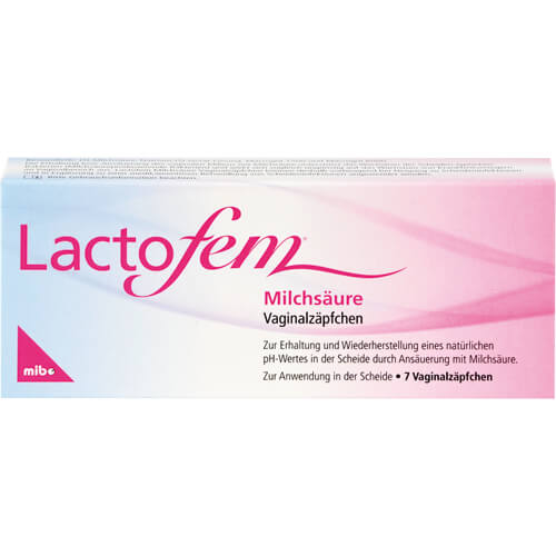 LACTOFEM Milchsäure Vaginalzäpfchen